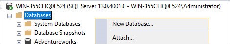 Attach Database