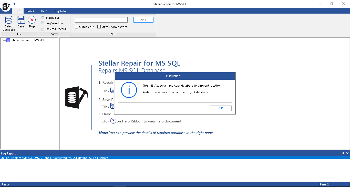 Stellar Repair for MS SQL