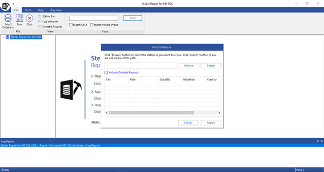 Stellar Repair for MS SQL screenshot